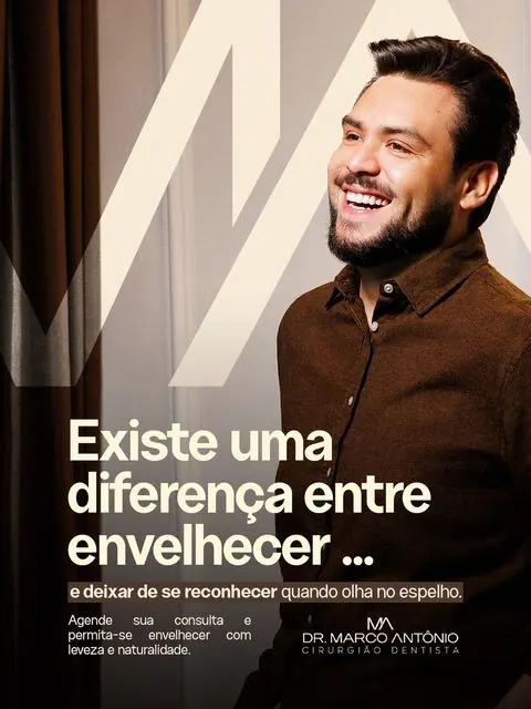 Post do Dr. Marco sobre envelhecer sem deixar de se reconhecer