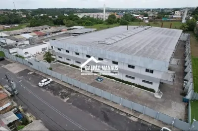 Vista aérea do imóvel GMV 29, galpão industrial perto da av. torquato tapajós